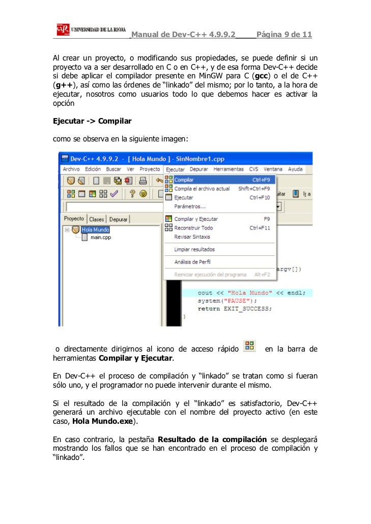 Manual De Dev C++