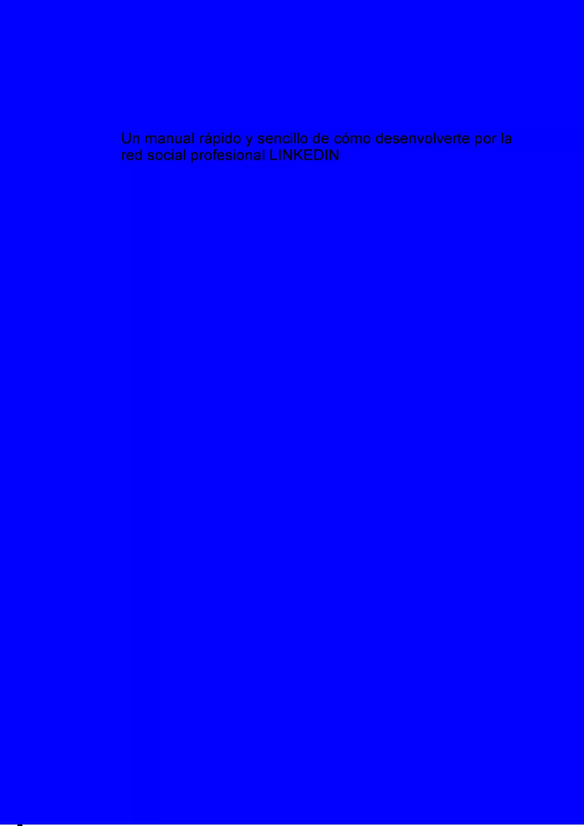 Manual de linkedIn