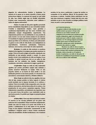 200
plagados de enfermedades, hambre y desdichas. La
mayoría de la gente no te presta atención y tienes pocas
protecciones legales. La mayoría de la gente en este estilo
de vida, han sufrido algún tipo de terrible adversidad.
Podrían estar trastornados, marcados como exiliados o
sufren de alguna enfermedad.
Pobre. Un estilo de vida pobre significa prescindir
de las comodidades disponibles en una comunidad estable.
Comidas y alojamientos simples, ropas gastadas y
condiciones impredecibles que dan como resultado unas
suficientes, aunque desagradables, experiencias. Tus
alojamientos podrían ser una habitación en una pensión de
mala muerte o en una sala común encima de una taberna.
Te beneficias de algunas protecciones legales, pero todavía
tienes que lidiar con la violencia,el crimen,yla enfermedad.
La gente en este estilo de vida tiende a ser trabajadores no
especializados, vendedores ambulantes, buhoneros,
ladrones, mercenarios y otros tipos de mala reputación.
M odesto. Un estilo de vida modesto te mantiene
alejado de los tugurios yte asegura que puedes mantener tu
equipo. Vives en la parte antigua del pueblo, alquilando una
habitación en una pensión, posada o templo. No pasas
hambre ni sed, y tus condiciones de vida son limpias, si son
sencillas. La gente normal que vive en un estilo de vida
modesto son los soldados con familia, trabajadores,
estudiantes, sacerdotes, asistentes de magos y gente así.
Confortable. Elegir un estilo de vida confortable
significa que puedes permitirte ropajes más cuidados y
puedes mantener fácilmente tu equipo. Vives en una
pequeña cabaña en un barrio de clase media o en una
habitación privada en una buena posada. Te relacionas con
mercaderes, comerciantes diestros y oficiales militares.
Rico. Elegir un estilo de vida rico significa vivir una
vida de lujo, aunque podrías no haber logrado el estatus
social asociado con la riqueza heredada de la nobleza o
realeza. Vives en un estilo d vida comparable solo a los más
exitosos mercaderes, siervos favorecidos de la realeza, o los
propietarios de unos pocos y pequeños negocios. Tienes
alojamientos respetables, normalmente una espaciosa casa
en una parte buena del pueblo o una confortable suite en
una buena posada. Es posible que tengas un pequeño grupo
de criados.
Aristocrático. Vives una vida de plenitud yconfort.
Te mueves en los círculos poblados por las gente más
poderosa de la comunidad. Tienes excelentes alojamientos,
quizás una casa de campo en la parte más bonita de un
pueblo, o habitaciones en la más lujosa de las posadas.
Cenas en los mejores restaurantes, manteniendo al más
habilidoso y elegante sastre y tienes criados atendiendo
todas tus necesidades. Recibes invitaciones a las reuniones
sociales de los ricos y poderosos, y pasas las noches en
compañías de los políticos, líderes de los gremios, altos
sacerdotes y nobleza. También debes enfrentarte con las
más altas traiciones y engaños. Cuanto más rico eres, más
probable es que te veas envuelto en intrigas políticas, tanto
como un peón o como participante.
AUTOSUFICIENCIA
Los gastos y estilos de vida descritos en este
capítulo asumen que pasas tu tiempo entre
aventuras en una ciudad, haciendo uso de
cualquiera de los servicios que te puedas permitir:
comida y alojamiento, pagar a los artesanos del
pueblo para que te afilen la espada y reparen tu
armadura, etc. Sin embargo algunos personajes
podrían querer pasar ese tiempo fuera de la
civilización, cazando para comer, forrajeando y
reparando ellos mismos su equipo.
Mantener ese estilo de vida no requiere
gasto de monedas, pero consume mucho tiempo. Si
pasas tu tiempo entre aventuras practicando una
profesión, como se describe en el Capítulo 8,
tendrás el equivalente a un estilo de vida pobre. El
dominio de la habilidad de Supervivencia te permite
vivir con un estilo de vida confortable.
 