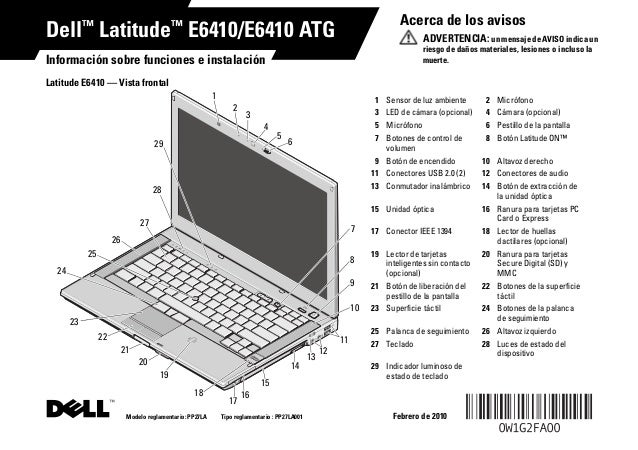 Dell latitud de manual e6410
