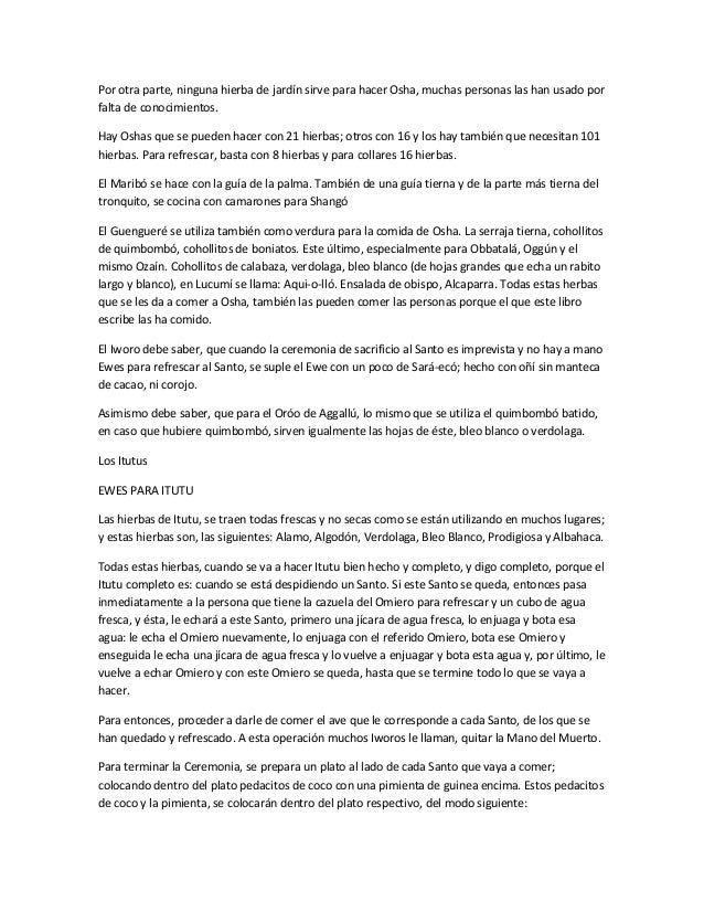 Manual del oriate