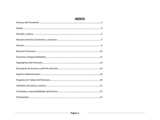 Manual del Patronato