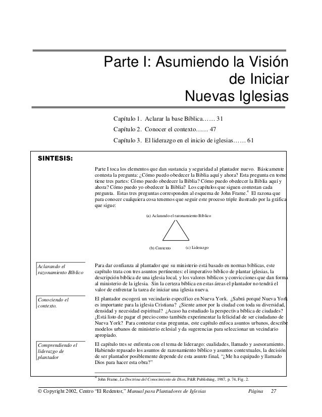 plantadores de iglesias manual del plantador de iglesias plantadores de iglesias manual del plantador de iglesias