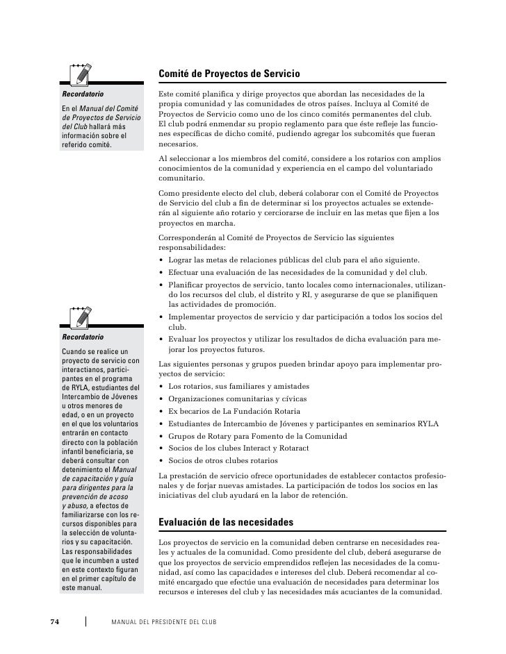 Manual del presidente