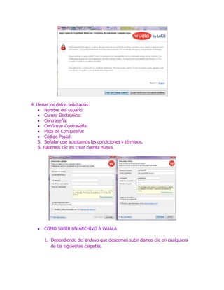 Manual del servicio de almacenamiento