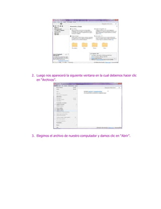 Manual del servicio de almacenamiento