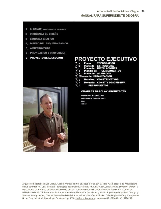 Manual del superintendente de obra.