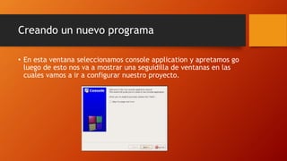 Manual del uso de codeblocks | PPTX