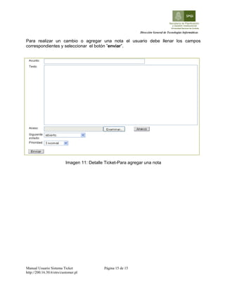 Manual del usuario del sistema otrs spygi-v2.0 | PDF