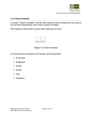 Manual del usuario del sistema otrs spygi-v2.0 | PDF