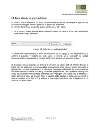 Manual del usuario del sistema otrs spygi-v2.0 | PDF