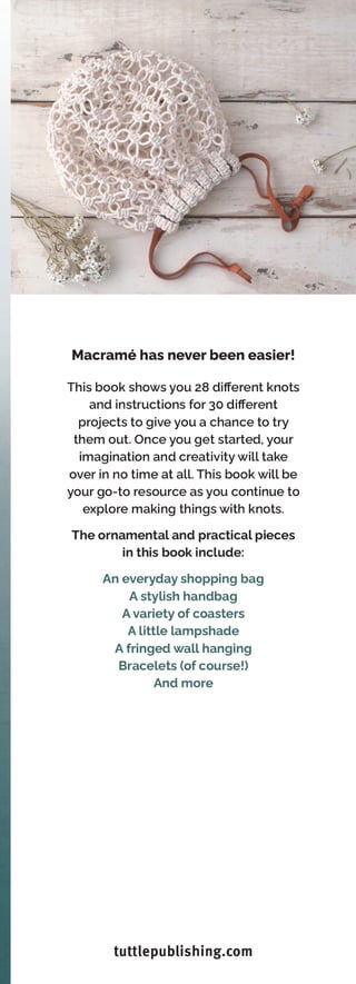 The Macrame Bible: The Complete Reference Guide to Macrame Knots