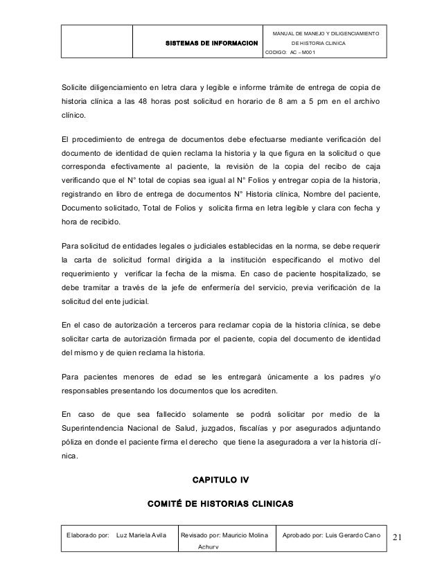 Modelo De Carta Para Solicitar Copia De Historia Clinica  Compartir Carta