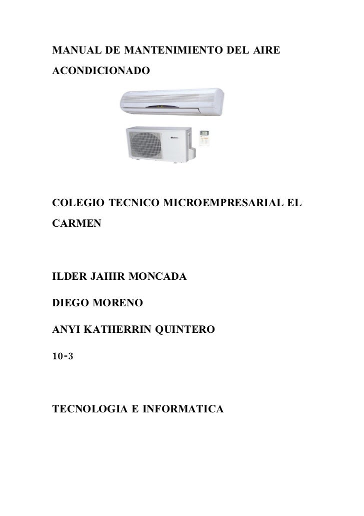 Conexiones Electricas Del Aire Acondicionado Pdf