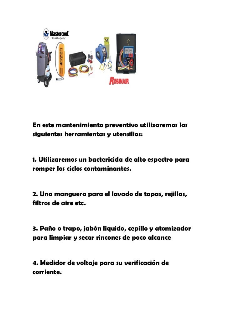 Manual De Mantenimiento Del Aire Acondicionado