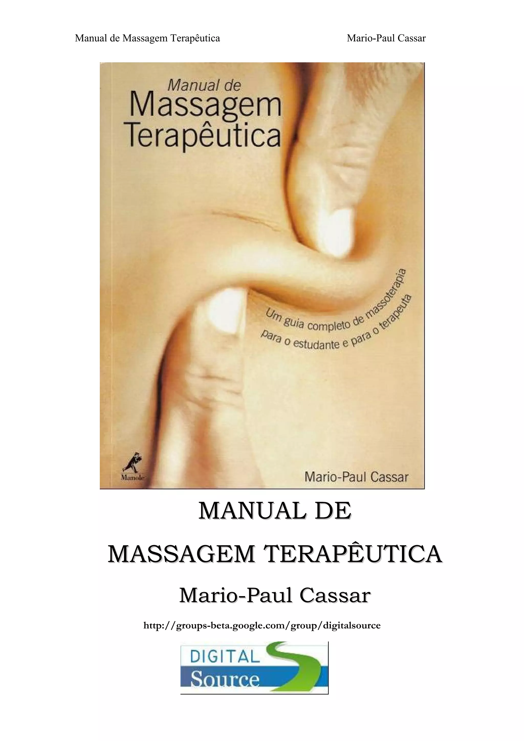 Guia completo de massagem terapêutica | PDF