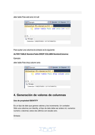 Manual de microsoft sql server full transact sql | PDF