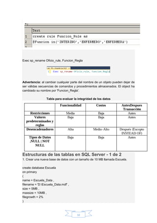 Manual de microsoft sql server full transact sql | PDF