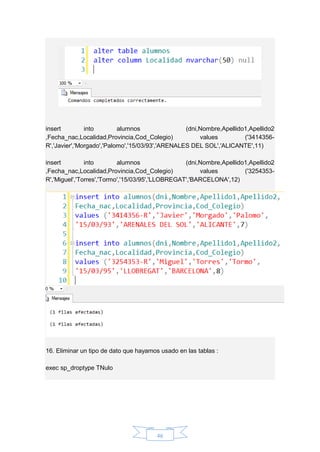 Manual de microsoft sql server full transact sql | PDF