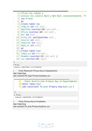 Manual de microsoft sql server full transact sql | PDF