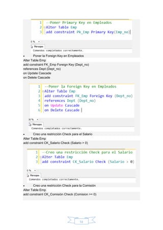 Manual de microsoft sql server full transact sql | PDF