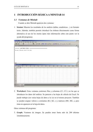 Minitab User Guide.pdf Manualde minitab | PDF