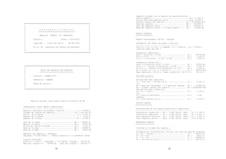 51
""""""""""""""""""""""""""""""""""""""""""""""""""""""""""""""""
" "
" "
" P R O G R A M A - S I S M O D E P "
" =================================== "
" "
" ANALISIS SISMICO DE DEPOSITOS "
" "
" Version 1 Fecha : 23/05/2013 "
" "
" Copyright : J.Diaz del Valle . SA-340-2013 "
" "
" E.T.S. de Ingenieros de Caminos de Santander "
" "
" "
""""""""""""""""""""""""""""""""""""""""""""""""""""""""""""""""
""""""""""""""""""""""""""""""""""""""""""""""""""""""""""""""""
" "
" DATOS DEL PROYECTO DEL DEPOSITO "
" ================================= "
" "
" Proyecto : EJEMPLO N°3 "
" "
" Referencia : MANUAL "
" "
" Fecha de calculo : "
" "
" "
""""""""""""""""""""""""""""""""""""""""""""""""""""""""""""""""
.
Deposito elevado Intze sobre soporte cilindrico de HA
Dimensiones, Pesos, Masas y Materiales:
-----------------------------------------
Deposito arbitrario de diametro inferior ........... D = 8.600 m.
Volumen de liquido del deposito ................. Vol = 255.650 m3
Altura de la pared ................................ H = 4.401 m.
Espesor de la pared ................................ t = 0.200 m.
Espesor de la base ................................ tb = 0.200 m.
Peso de la pared ................................ Ww = 608361 N.
Masa de la pared ................................ mw = 62014 Kg
Altura del cdg de la pared ..................... hw = 2.201 m.
Peso de la base ................................. Wb = 318086 N.
Masa de la base ................................. mb = 32425 Kg
Material del deposito = Hormigon :
Densidad = 25.000 kN/m3 ... Modulo elastico E = 2.23600E+07 kN/m2
Liquido contenido :
Altura h = 4.401 m Densidad = 9.81 kN/m3 Volumen = 255.65 m3
Masa del liquido m = 255650 Kg Peso del liquido = 2507927 N
52
Deposito elevado con un soporte de caracteristicas :
Altura soporte .................................... hs = 17.000 m
Altura hasta cdg deposito vacio ................... hcg= 19.880 m
Rigidez lateral del soporte ................... Ks = 222000000 N/m
Peso del soporte .............................. Ws = 1213000 N
Peso del deposito vacio ....................... Wv = 1576000 N
Masa del deposito vacio + 1/3 masa soporte .... ms = 201869 Kg
MODELO DINAMICO
=================
Modelo hidrodinamico de ACI + Housner
Parametros del modelo de masas y muelles:
-------------------------------------------
Para so = h/D = 0.512 y llamando s1 = 0.866/so , s2 = 3.68*so ,
resultan segun ACI-350 :
Parametros impulsivos :
mi/m = th(s1)/s1 = 0.552 ...................... mi = 141168 Kg
hi/h = 0.375 .................................. hi = 1.650 m.
hi'/h = s1/2/th(s1) - 0.125 = 0.780 ........... hi'= 3.435 m.
Parametros convectivos :
mc/m = 0.23*th(s2)/(h/D) = 0.429 .............. mc = 109703 Kg
hc/h = 1 - (ch(s2)-1)/s2/sh(s2) = 0.609 ....... hc = 2.681 m.
hc'/h = 1 - (ch(s2)-2.01)/s2/sh(s2) = 0.776 .... hc'= 3.416 m.
Kc = 0.836 * m * g / h * th(s2)^2 .............. Kc = 434279 N/m
Masa impulsiva = 55.22 % + Masa convectiva = 42.91 % = 98.13 %
Periodos propios:
-------------------
Periodo del modo impulsivo:
Ti = 2*pi*((mi + ms)/Ks)^(0.5) ................ Ti = 0.247 s.
con
ms = masa del contenedor + 1/3 masa del soporte ms = 201869 kg
Ks = rigidez lateral del soporte .............. Ks = 222000000 N/m
Periodo del modo convectivo:
Tc = Cc * (D/g) = ............................. Tc = 3.138 s.
con
Cc = 2*pi/(3.68*th(h/D) ........................ Cc = 3.352
tambien
Tc = 2*pi*(mc/Kc)^(0.5) = ..................... Tc = 3.158 s.
ACCION SISMICA
================
Aceleraciones de las masas convectivas e impulsivas :
-------------------------------------------------------
Aceleracion convectiva .. Ac = 0.589 (m/s2) para .. Tc = 3.138 s.
Aceleracion impulsiva ... Ai = 2.453 (m/s2) para .. Ti = 0.247 s.
Acel.impulsiva vertical.. Av = 0.491 (m/s2) para .. Ti = 0.247 s.
Acel.(Deposito vacio) ... Aiv= 2.453 (m/s2) para .. Tiv= 0.189 s.
RESPUESTA SISMICA
===================
Cortante en la base del soporte :
-----------------------------------
Vi=Impulsivo, Vc=Convectivo, V=total, Vr= raiz de suma de cuadrados
Vi = Ai * (mi+ms) = ............................ Vi = 841297 N.
Vc = Ac * mc = ................................. Vc = 64571 N.
V = Vi + Vc = ................................. V = 905868 N.
Vr = (Vi^2+Vc^2)^(0.5) = ....................... Vr = 843771 N.
 
