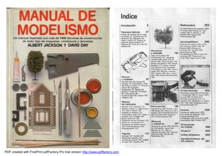 Manual De Modelismo