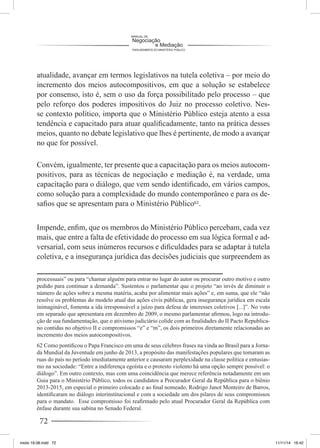Manual de Negociação e Mediação para membros do Ministério Público