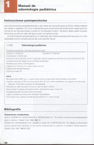 manual de odontopediatria