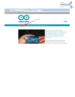 Manual de operación arduino cabezal | DOCX