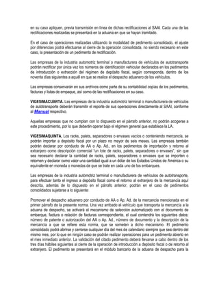 Manual de operacion aduanera