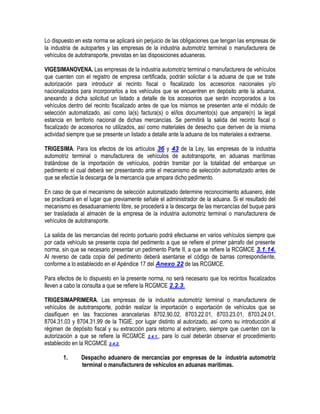 Manual de operacion aduanera