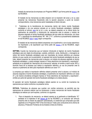 Manual de operacion aduanera