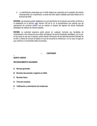 Manual de operacion aduanera