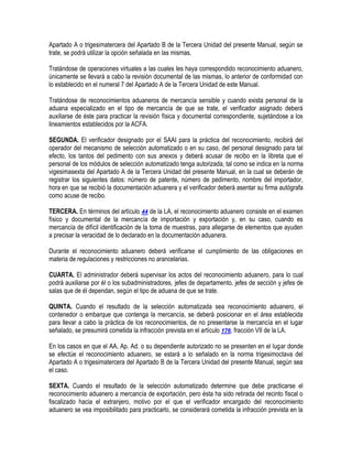 Manual de operacion aduanera