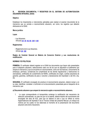 Manual de operacion aduanera