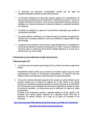 Manual de operacion aduanera