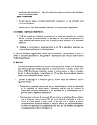 Manual de operacion aduanera