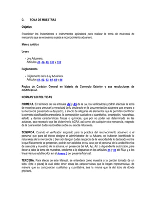 Manual de operacion aduanera