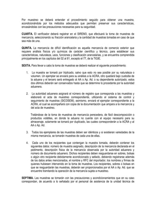 Manual de operacion aduanera