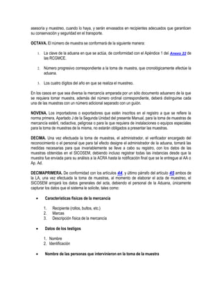 Manual de operacion aduanera