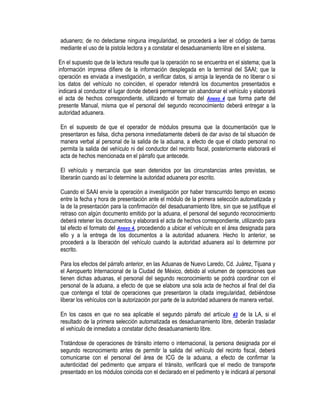 Manual de operacion aduanera