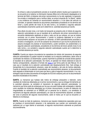 Manual de operacion aduanera