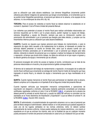 Manual de operacion aduanera