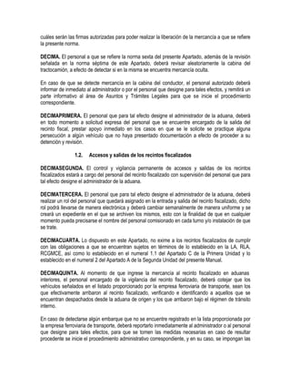 Manual de operacion aduanera