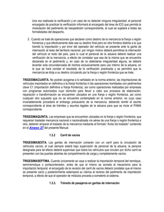 Manual de operacion aduanera