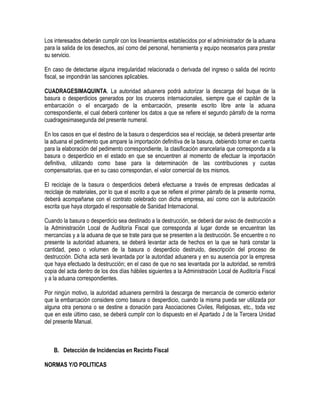 Manual de operacion aduanera