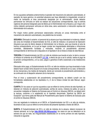 Manual de operacion aduanera