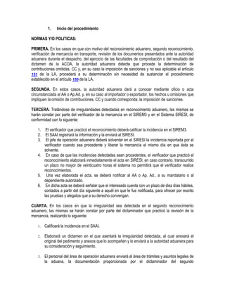 Manual de operacion aduanera